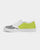 Mix and Match Zebra Green Women's Slip-On Canvas Shoe