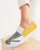 Mix and Match Zebra Orange Women's Slip-On Canvas Shoe