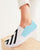 Mix and Match Vee Blue Women's Slip-On Canvas Shoe