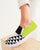 Mix and Match Square Green Women's Slip-On Canvas Shoe