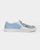 Mix and Match Geomteric Periwinkle Women's Slip-On Canvas Shoe