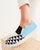 Mix and Match Square Blue Women's Slip-On Canvas Shoe